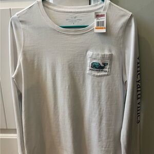 Vineyard Vines White Pocket Tee with Sea Turtles and Starfish NWT